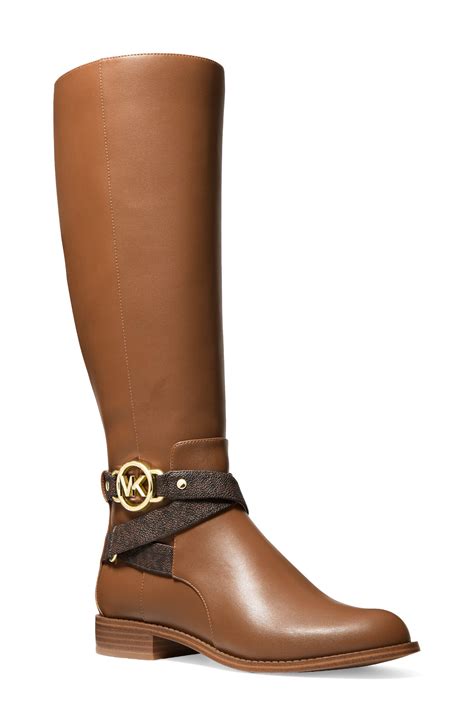 brown boots michael kors|brown waterproof Michael Kors boots.